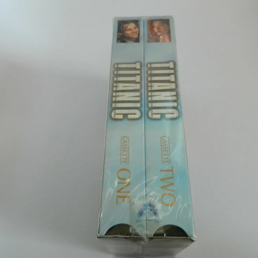 Titanic NEW Old Stock VHS 2 Tape Box Set THX Digitally Mastered NEW Sealed - Picture 3 of 4